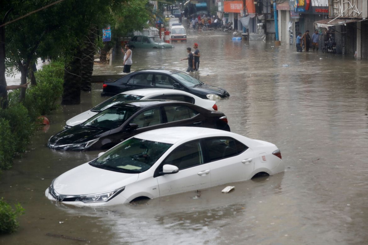 flood in Karachi