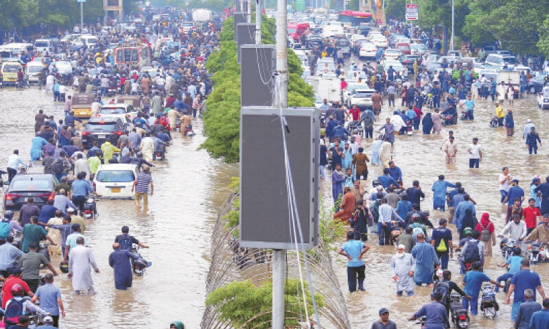 Karachi flood