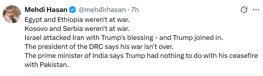Mehdi Hasan angry with America