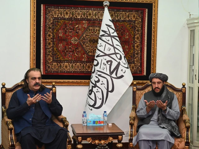 Gandapur visits Afghan Embassy